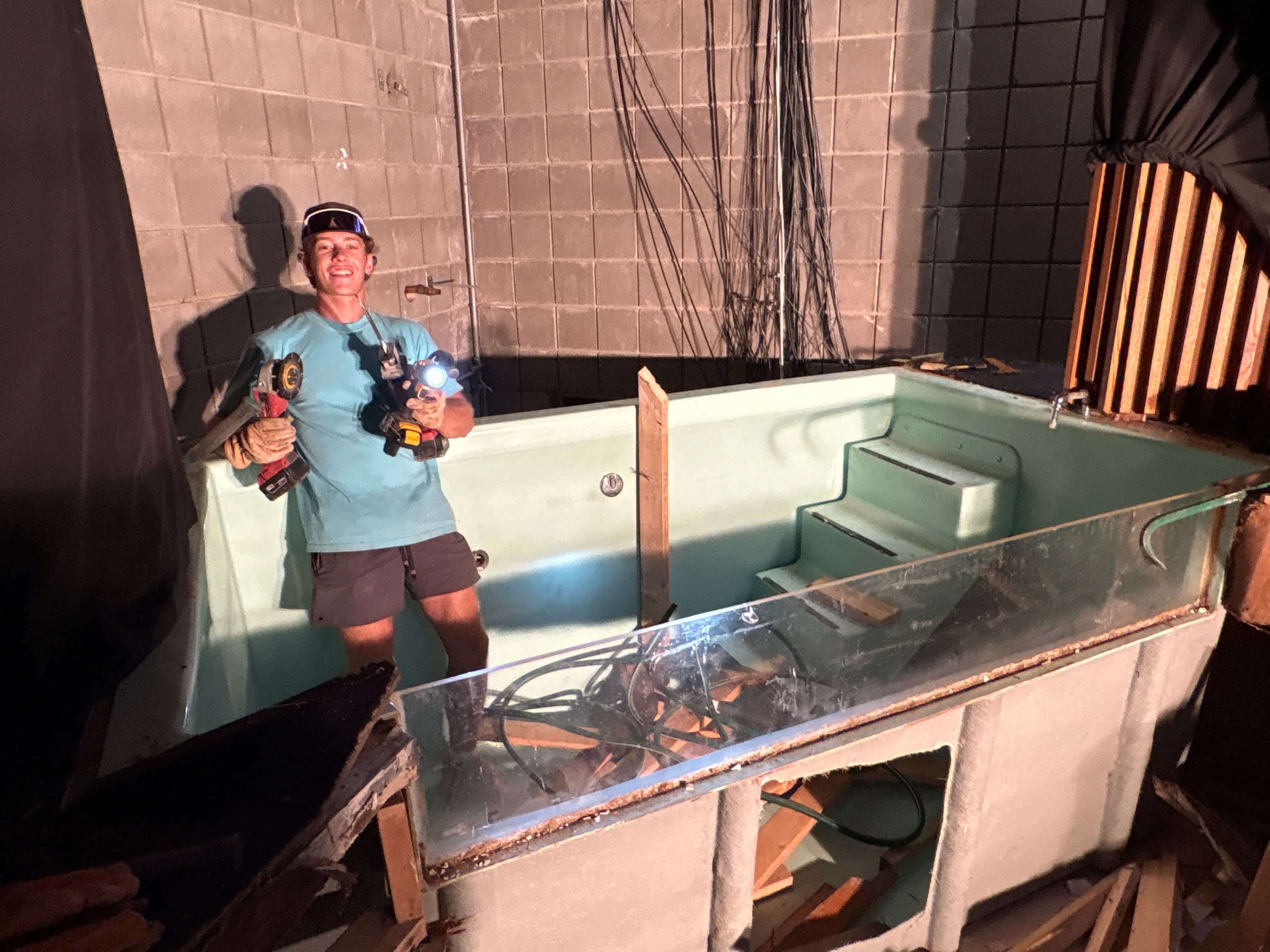 Project Baptismal Tank Removal at New Life Church in Kearney image