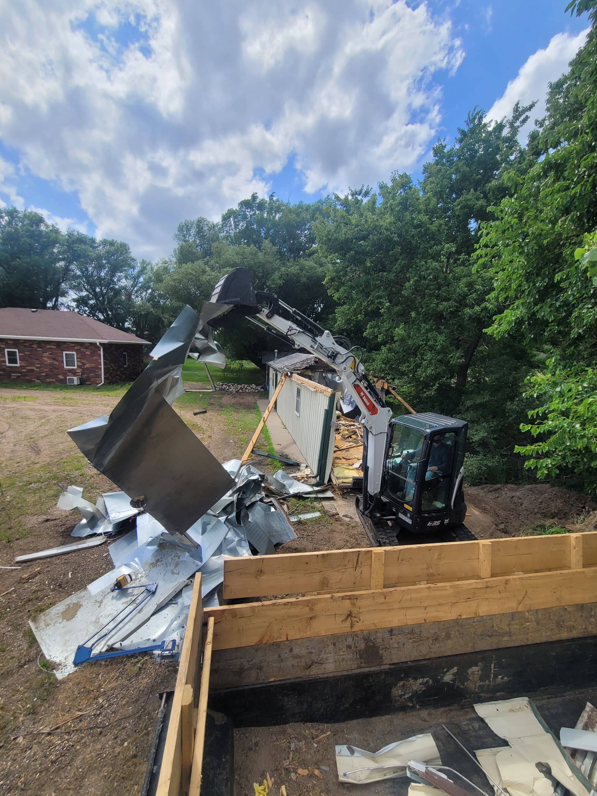 Gallery photos for Old Garage Removal Done Right - Down to the Ground: Image #2