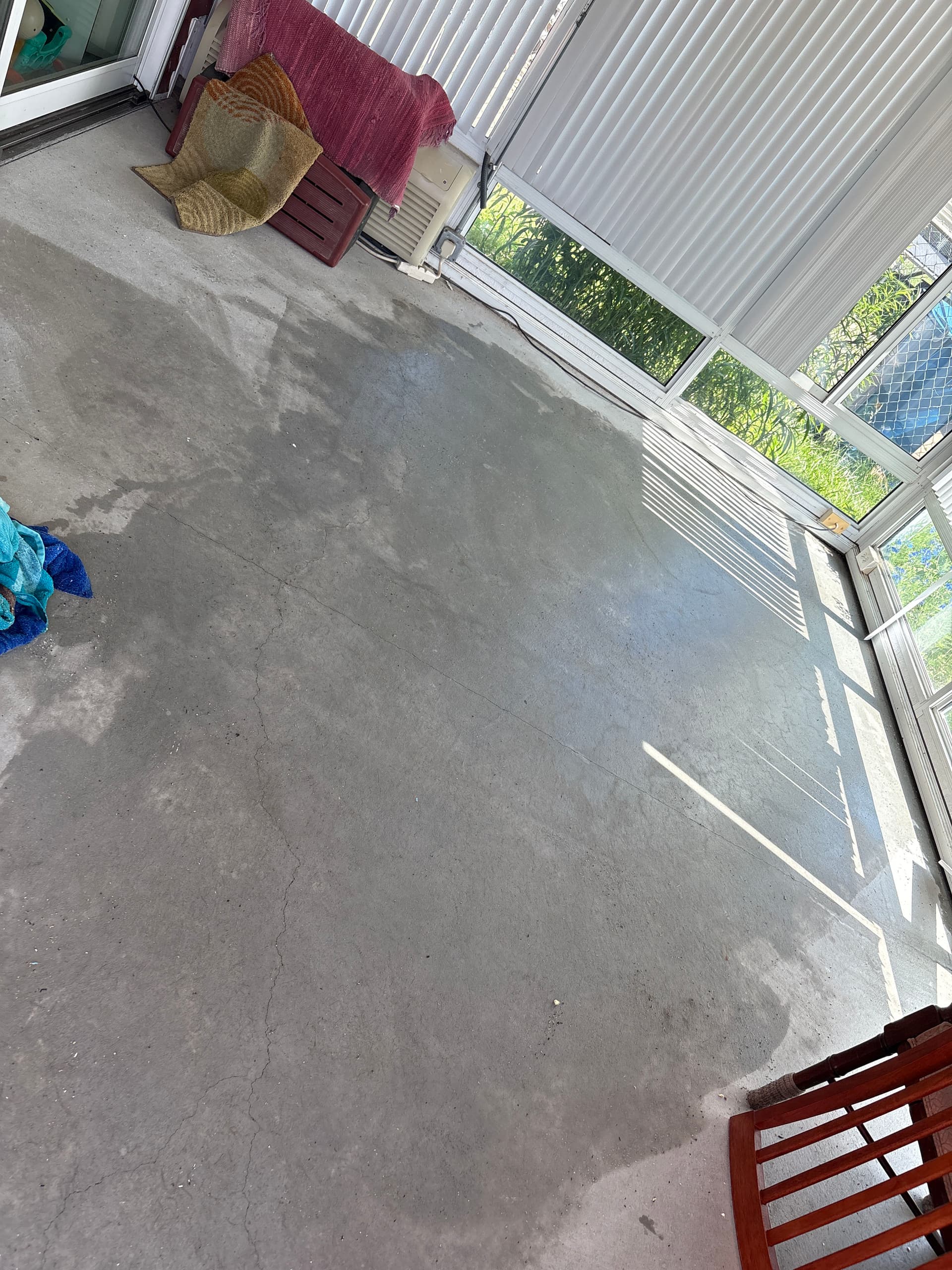 Gallery photos for Old Hot Tub Removed From Sun Room - Space Cleared and Ready: Image #2