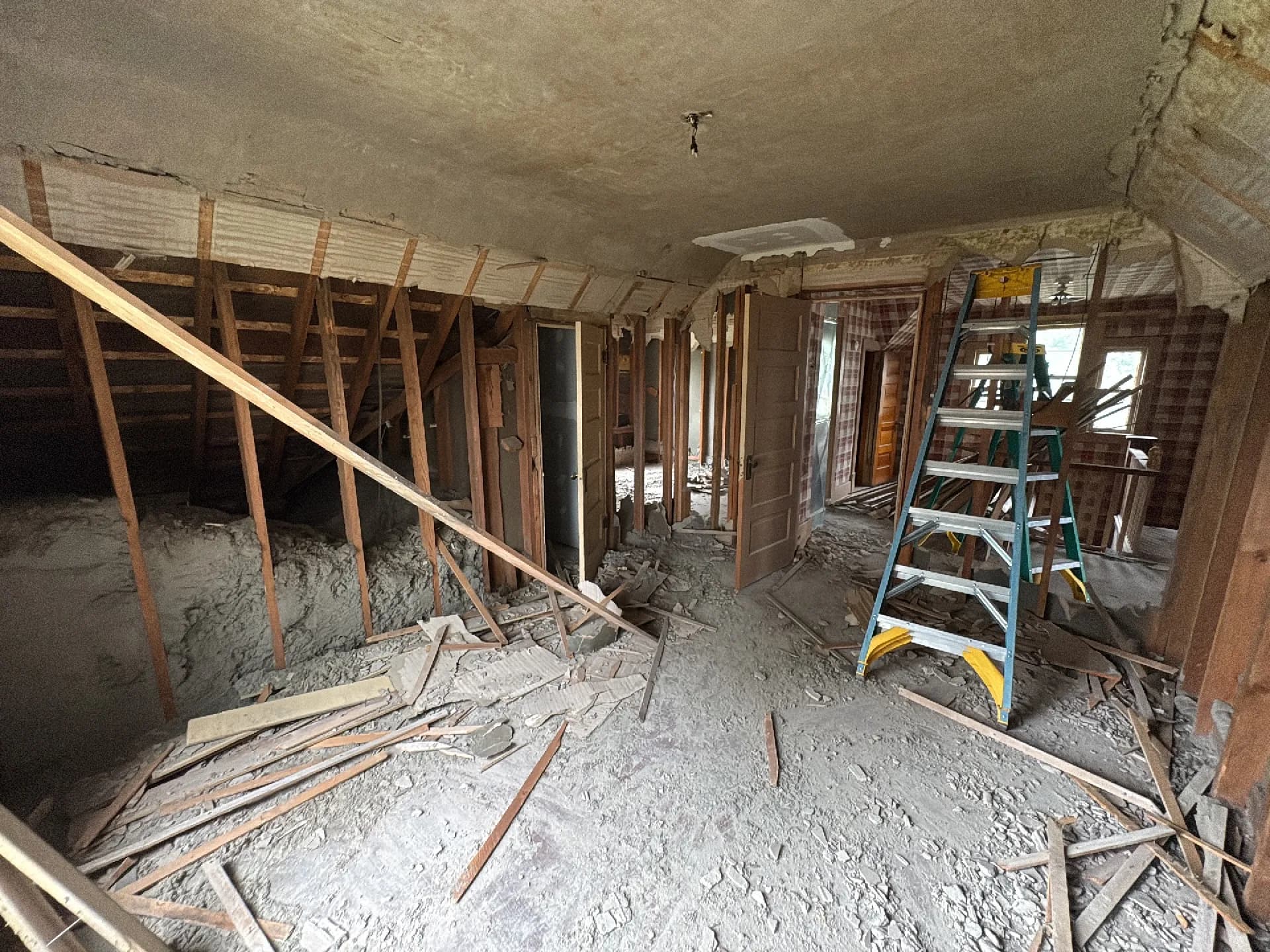 Interior Gut Demolition in Red Cloud Saves the Good Stuff