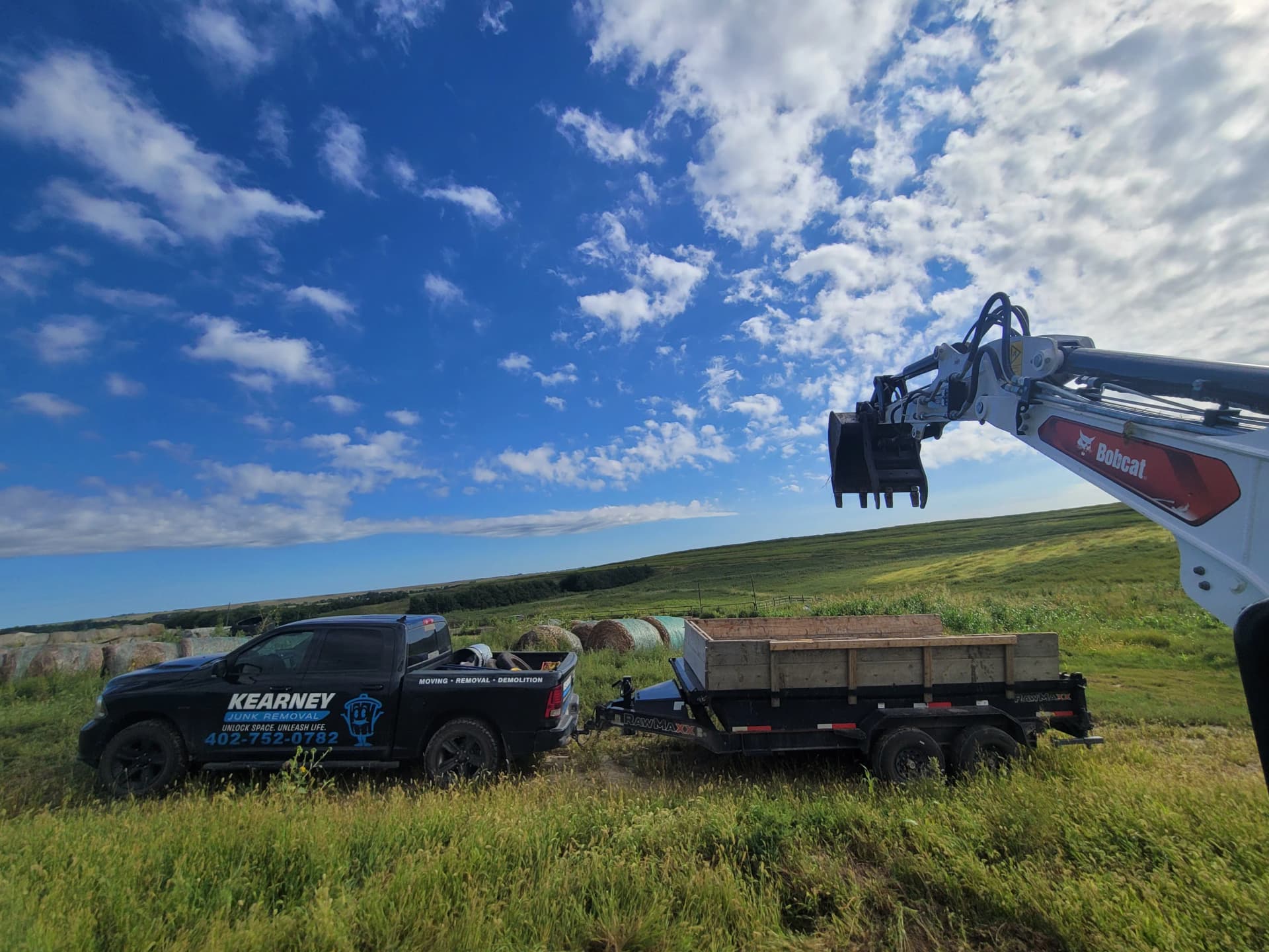 Pasture Cleanup and Junk Removal on Open Land image