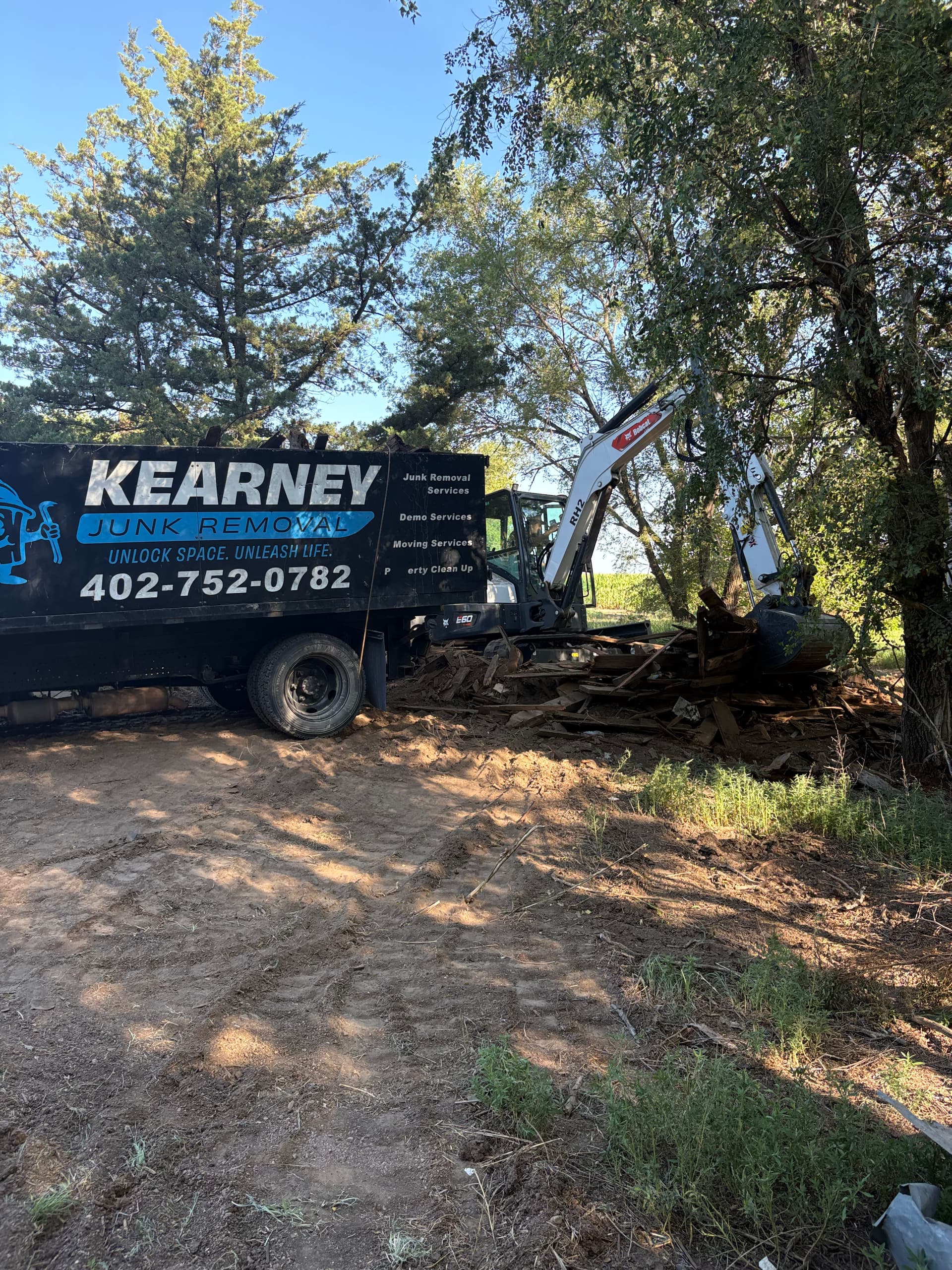 Farm Property Cleanup and Debris Removal North of Kearney image